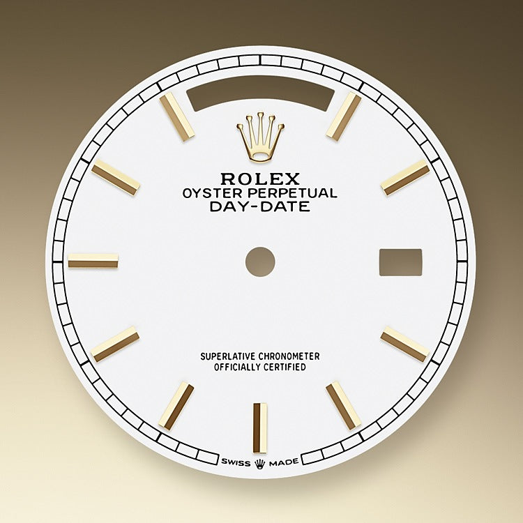 Day-Date, 36mm, 18k Yellow Gold, Ref# 128348rbr-0047