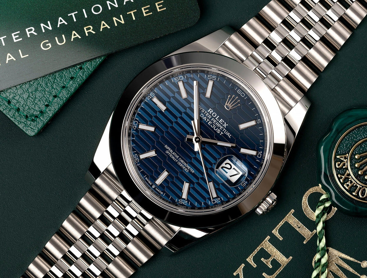 Datejust M126334-0002 Oyster, 41 mm, Oystersteel and White Gold