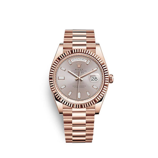 Day-Date 40 18 ct Everose gold Ref# 228235-0004