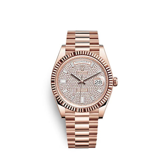 Day-Date 40 Everose gold Ref# 228235-0036
