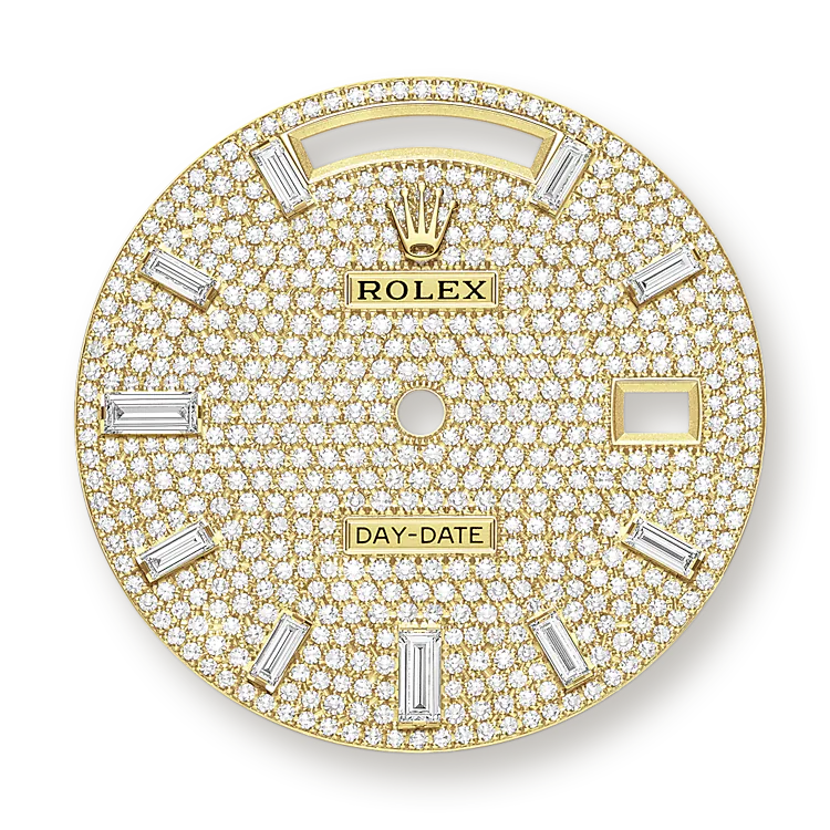 Day-Date, 40mm, 18k Yellow Gold and Diamonds, Ref# 228348rbr-0037