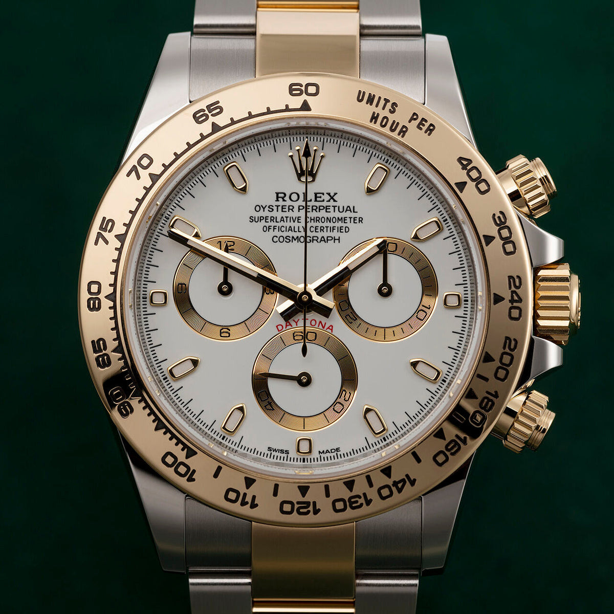 Daytona Steel & Gold White Dial 116503
