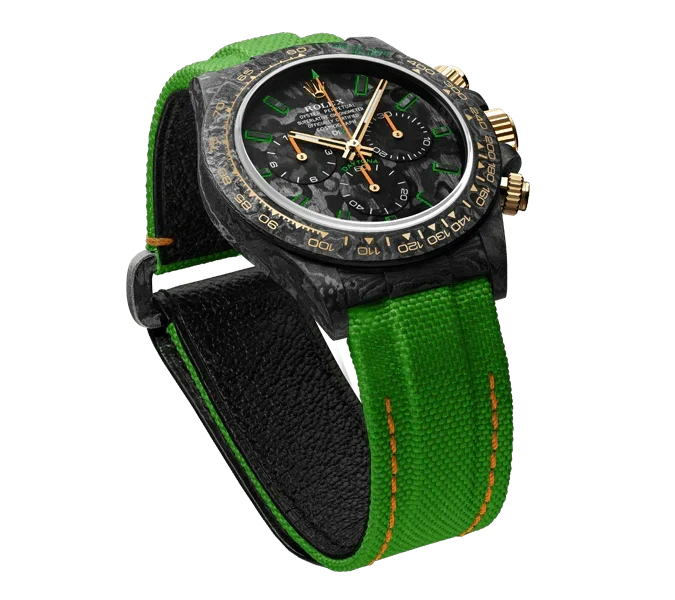 Diw Daytona carbon all carbon lime 40mm oyster black