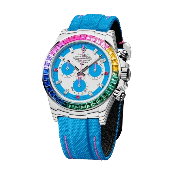 Diw Daytona quartz fiber rainbow s 40mm carbon
