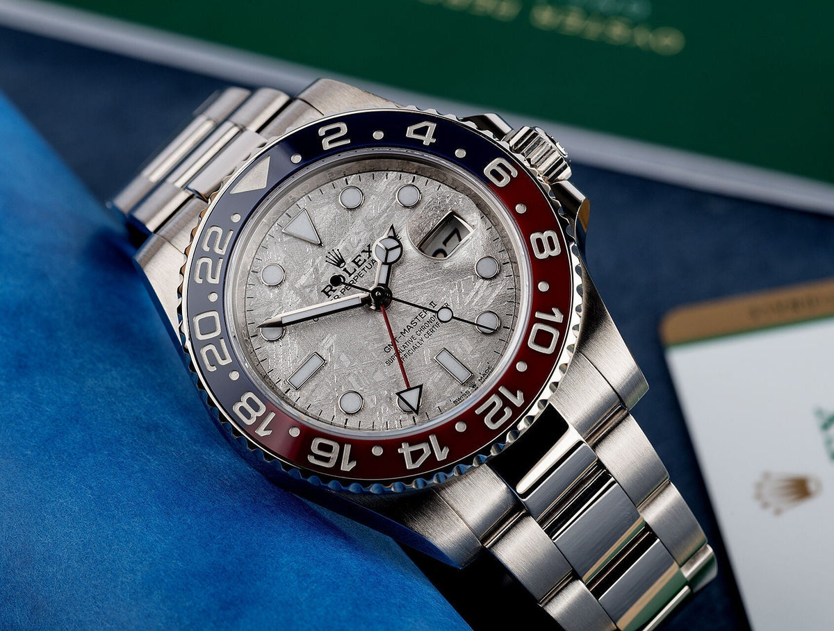 GMT-MASTER II  Oyster, 40 mm, white gold M126719BLRO-0002