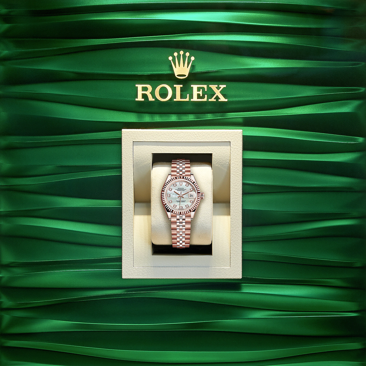 Lady-Datejust 28, 18k Everose Gold, Ref# 279175-0018