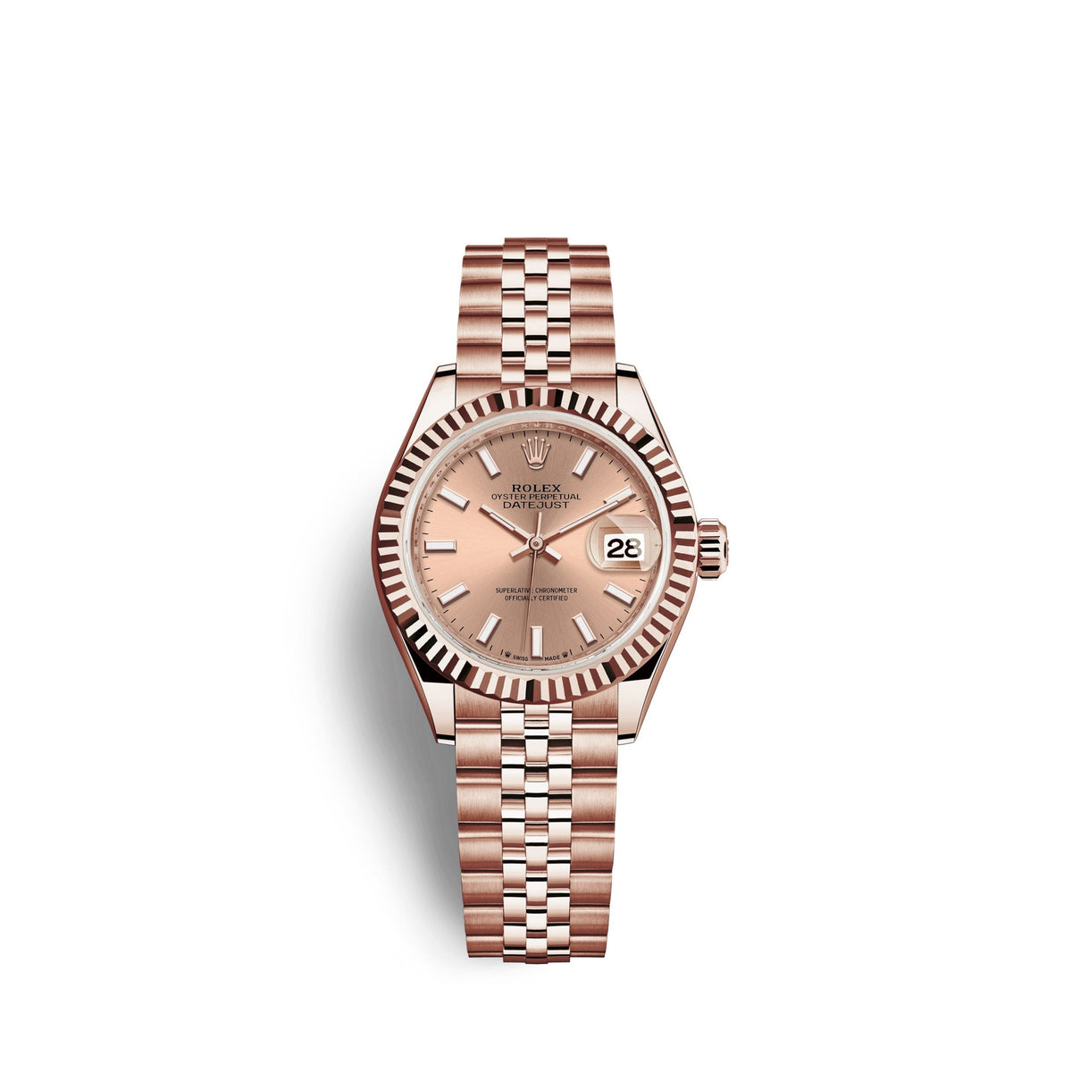 Lady-Datejust 28, 18k Everose Gold, Ref# 279175-0026
