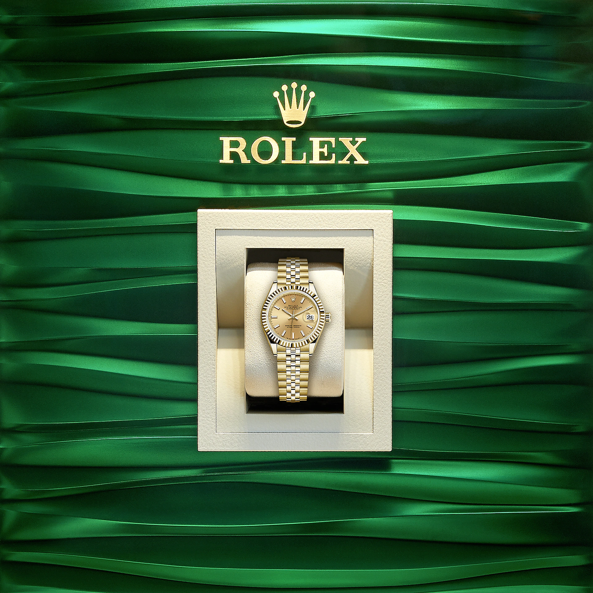 Lady-Datejust 28, 18k Yellow Gold, Ref# 279178-0003
