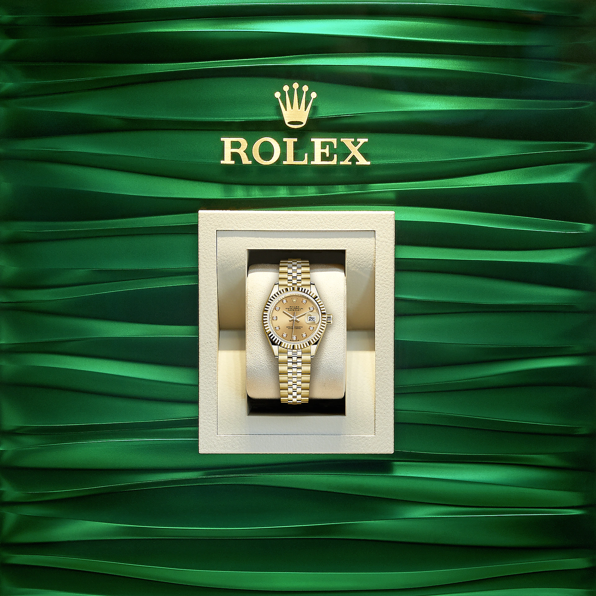 Lady-Datejust 28, 18k Yellow Gold, Ref# 279178-0024