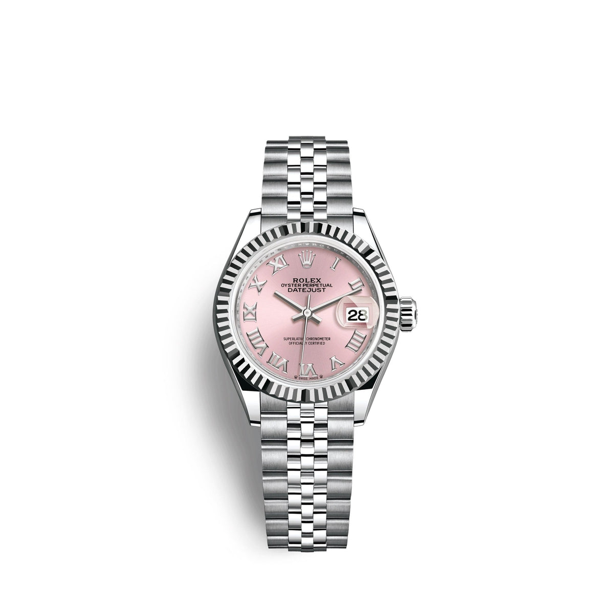 Lady-Datejust 28, Oystersteel and 18k White Gold, Ref# 279174-0017