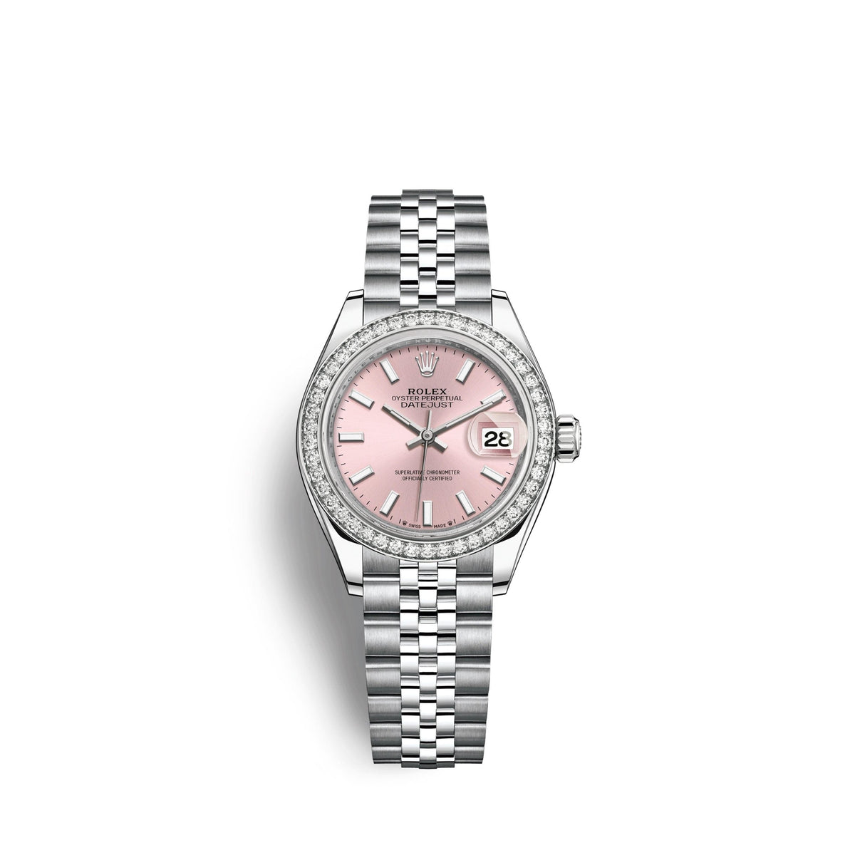Lady-Datejust 28, Oystersteel and 18k White Gold, Ref# 279384RBR-0001