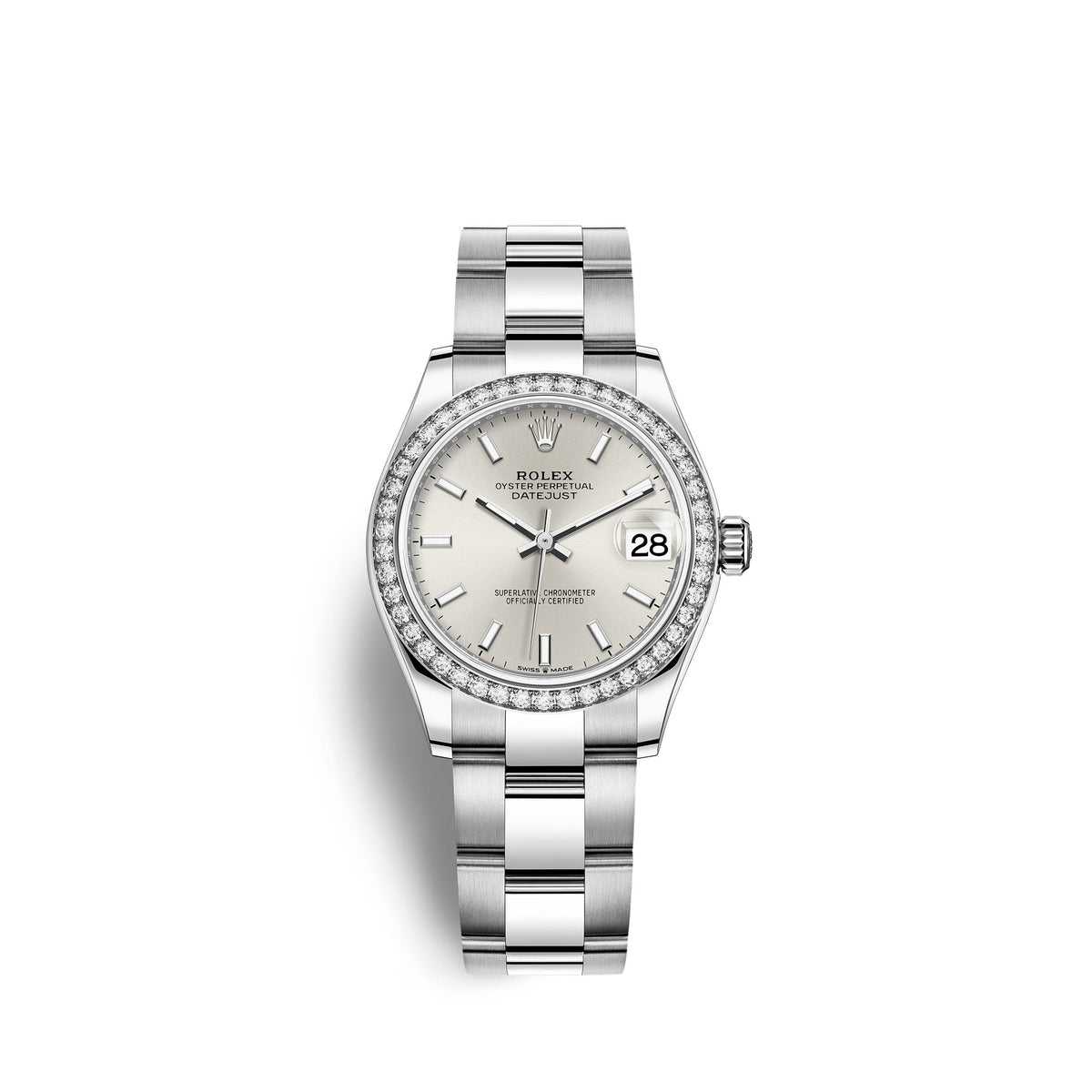 Lady-Datejust 28, Oystersteel and 18k White Gold, Ref# 279384RBR-0008