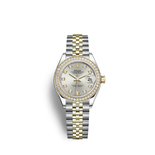 Lady-Datejust 28, Oystersteel and 18k Yellow Gold, Ref# 279383RBR-0007